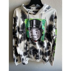 ❤️Hasbro Monopoly Tie Dye Hoodie Sm